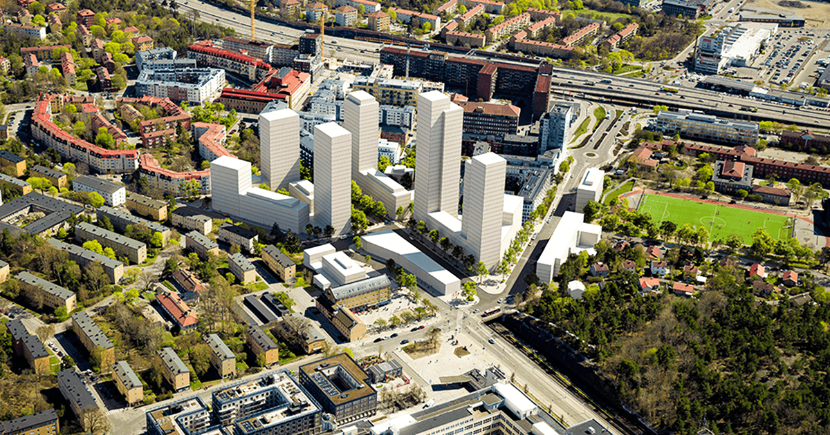 Telefonplan kan bli Sveriges tätaste stadsdel..