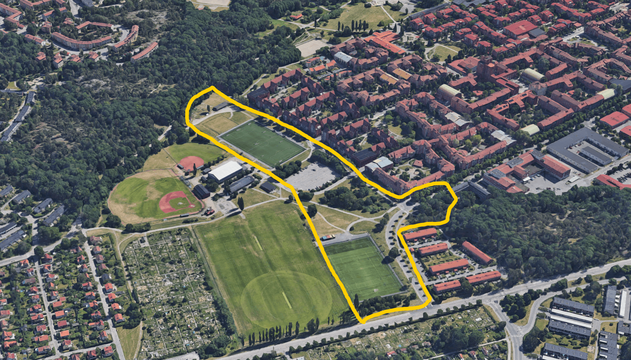 500 bostäder på Skarpnäcksfältet