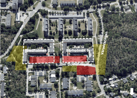 P-platser blir bostäder vid Duvholmsgränd