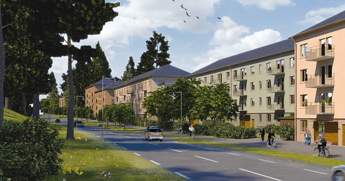 Växthusvägen i Hässelby Villastad förtätas