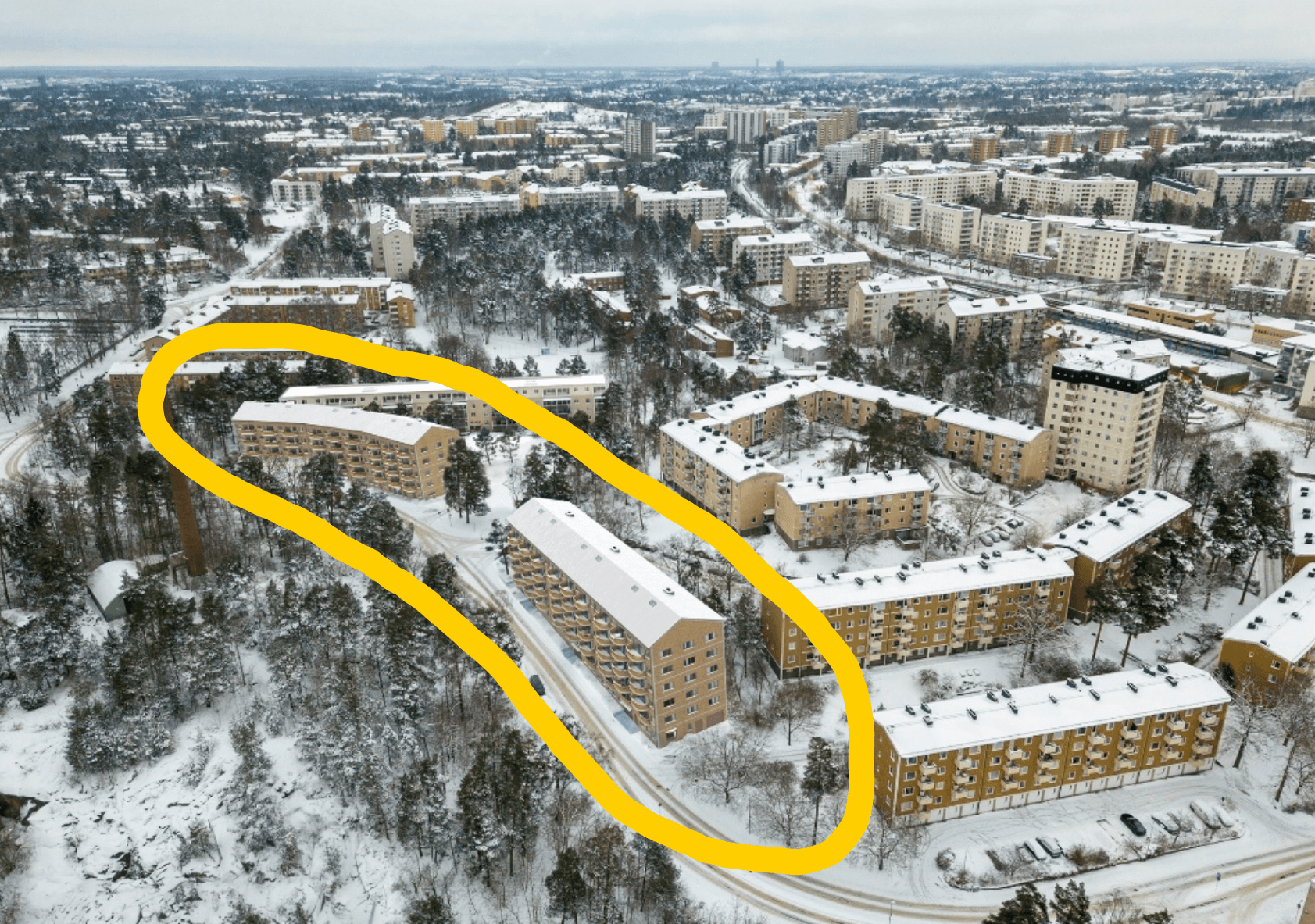 Femvåningshus när Fyrspannsgatan förtätas