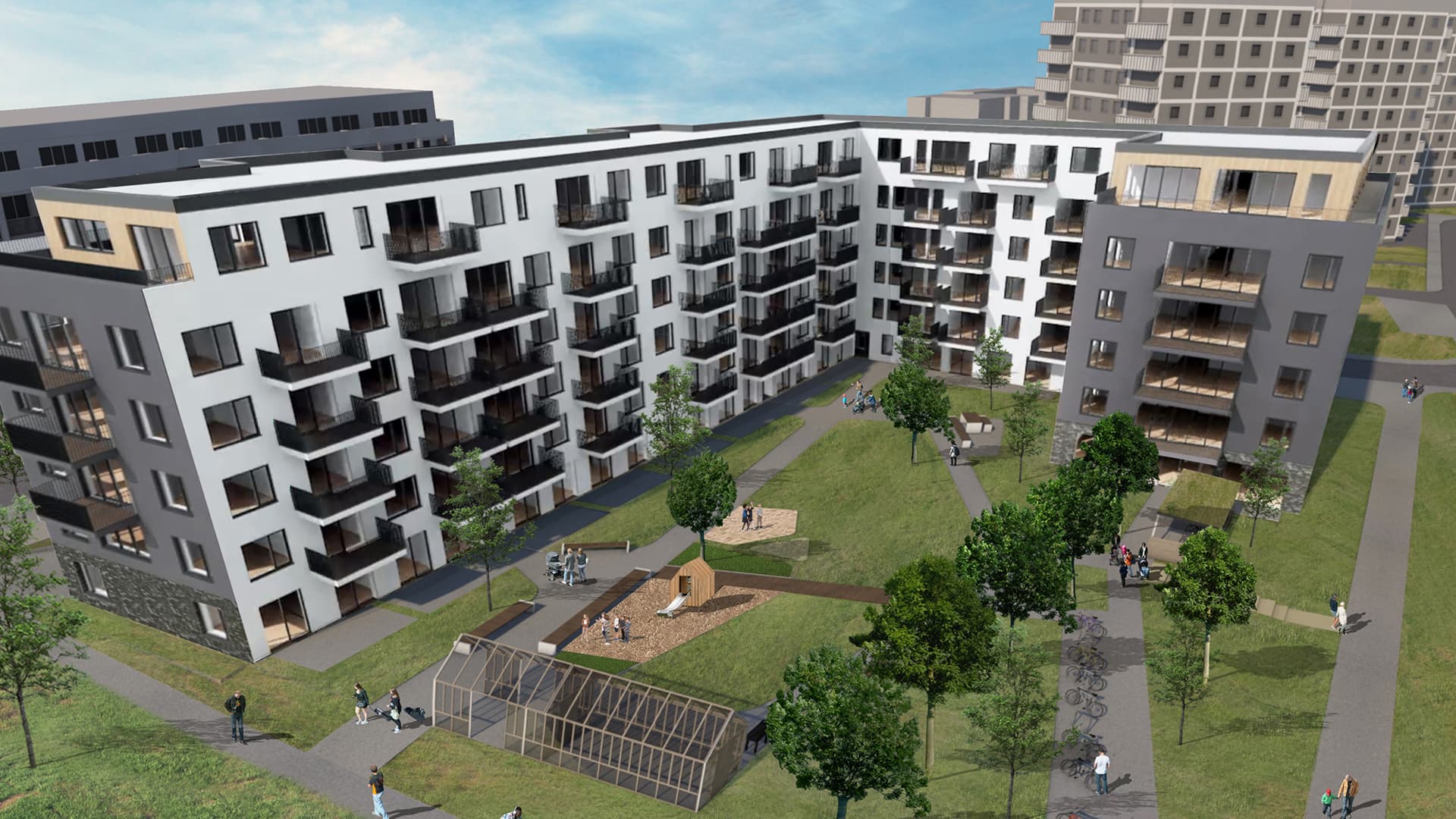 Kraftig förtätning längs Maltesholmsvägen