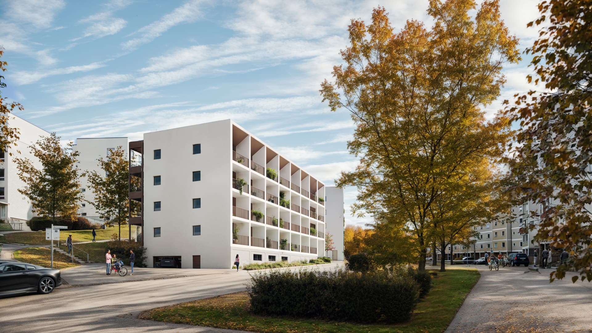 Hässelby, Aprikosgatan förtätas med 100 nya bostäder.