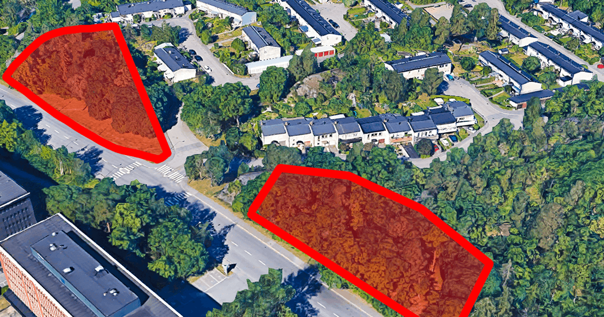 Farsta strand, 78 bostäder vid Mårbackagatan och Persbergsbacken.