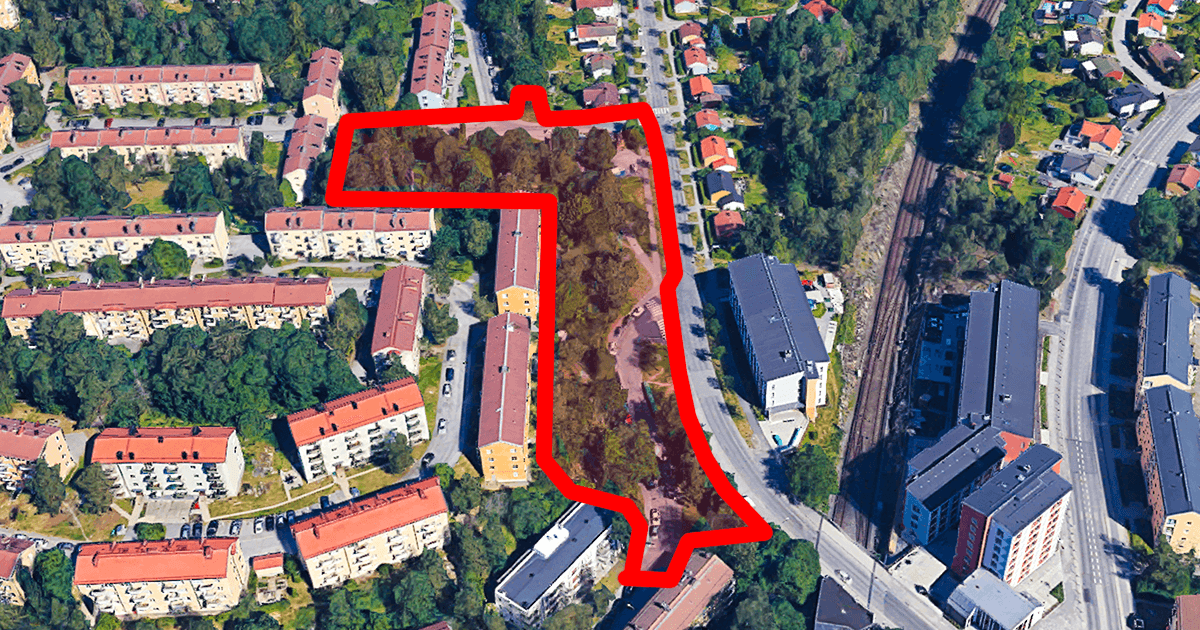 Gubbängen , 90 bostäder vid Bordsvägen och Herrhagsvägen.