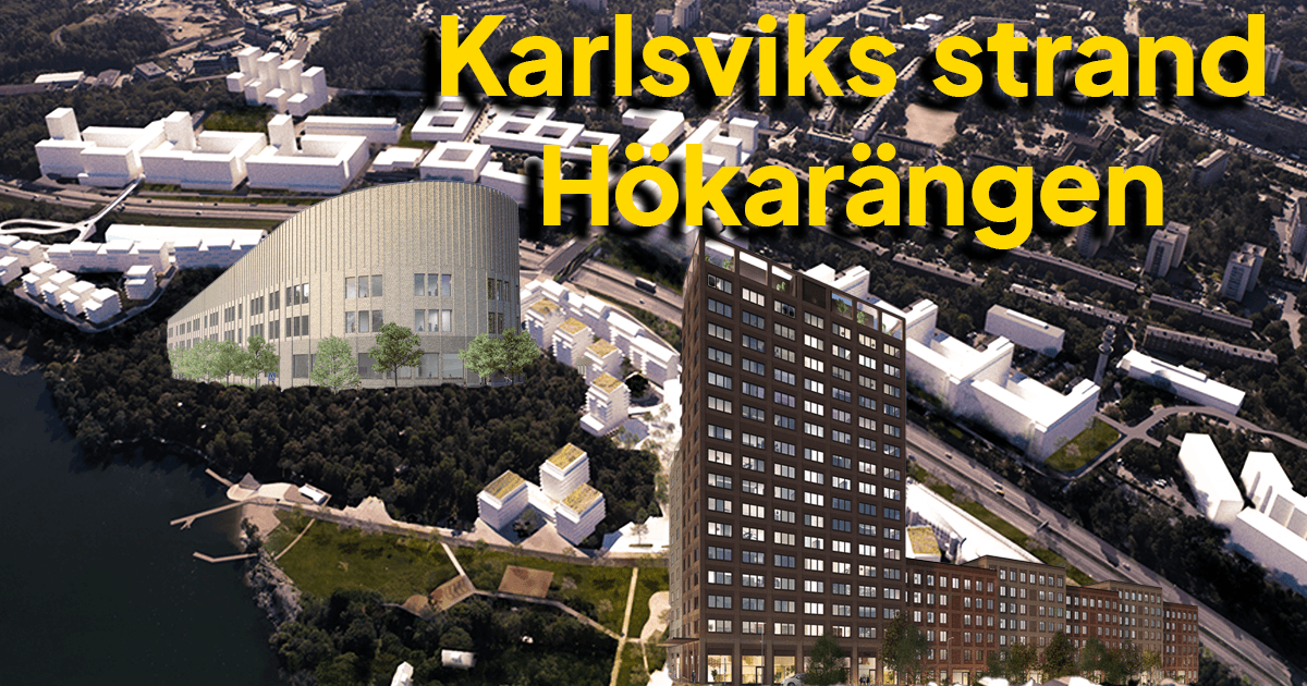 Karlsvik strand, söder om Hökarängsbadet..