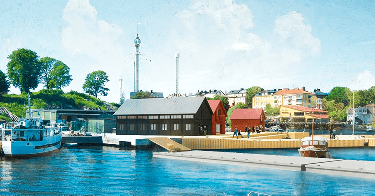 Utbyggt varv på Beckholmen,