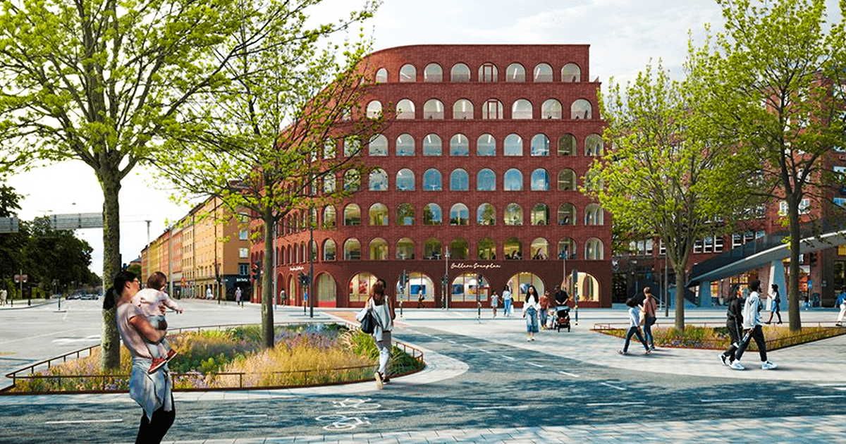 Nytt 7-våningskontor vid Sveaplan